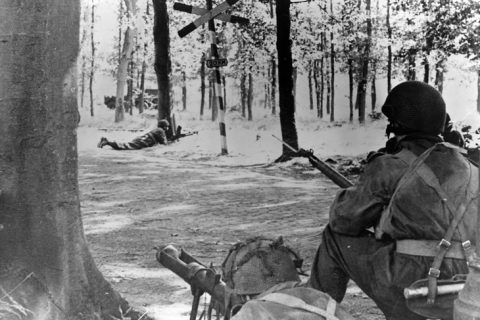 The retreat of the 4th Parachute Brigade - Market Garden - Battle of Arnhem